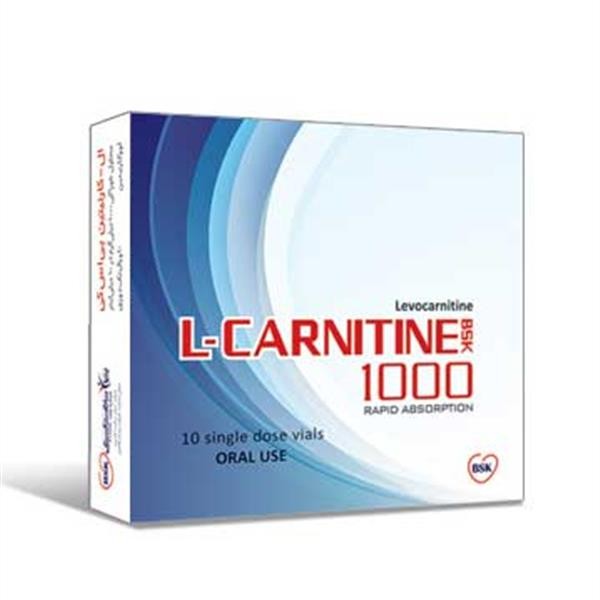 ویال ال کارنتین 1000 بی اس کی | BSK L-CARNITINE