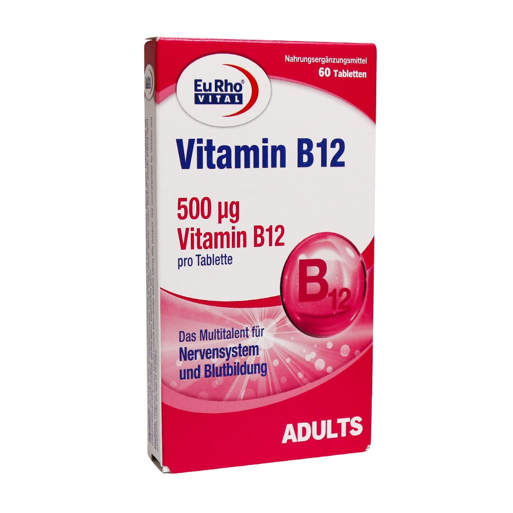 قرص ویتامین ب12 یوروویتال | EURHOVITAL VITAMIN B12