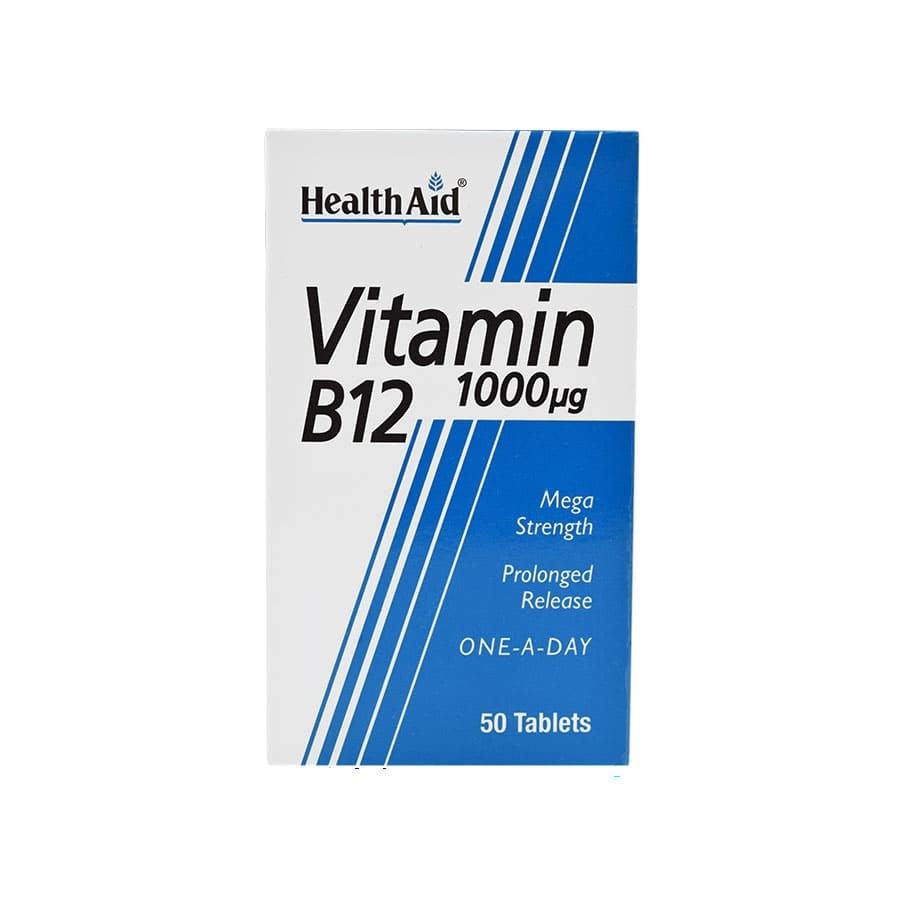 قرص ویتامین ب12 1000 میکروگرم هلث اید | HEALTHAID VITAMIN B12