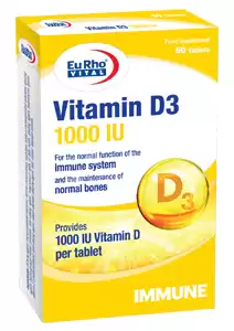 ویتامین د 3 1000 واحد یوروویتال | EURHOVITAL VITAMIN D3
