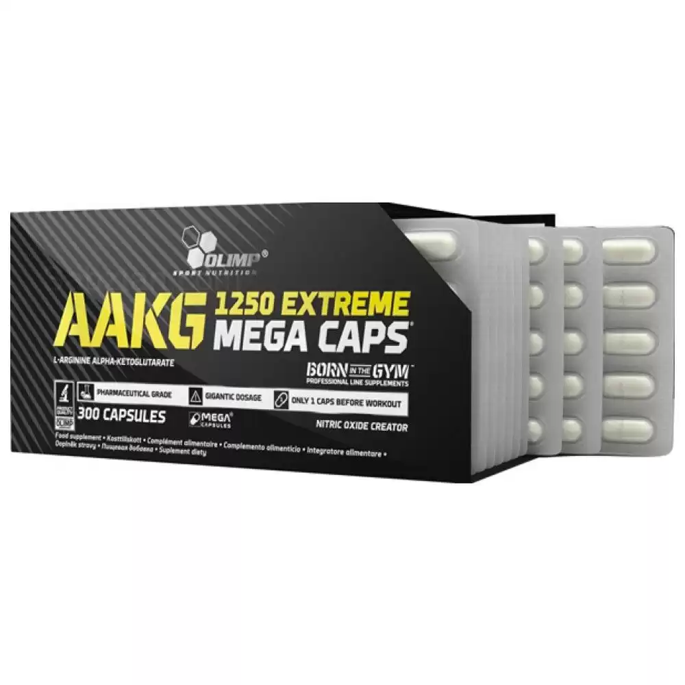 ای ای کی جی (آرژنین) 30 عددی المیپ | OLIMP AAKG EXTREME MEGA CAPS