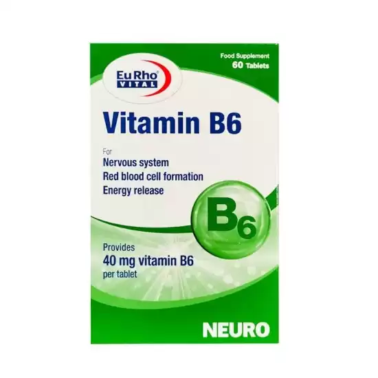 قرص ویتامین ب 6 یوروویتال | EURHOVITAL VITAMIN B6