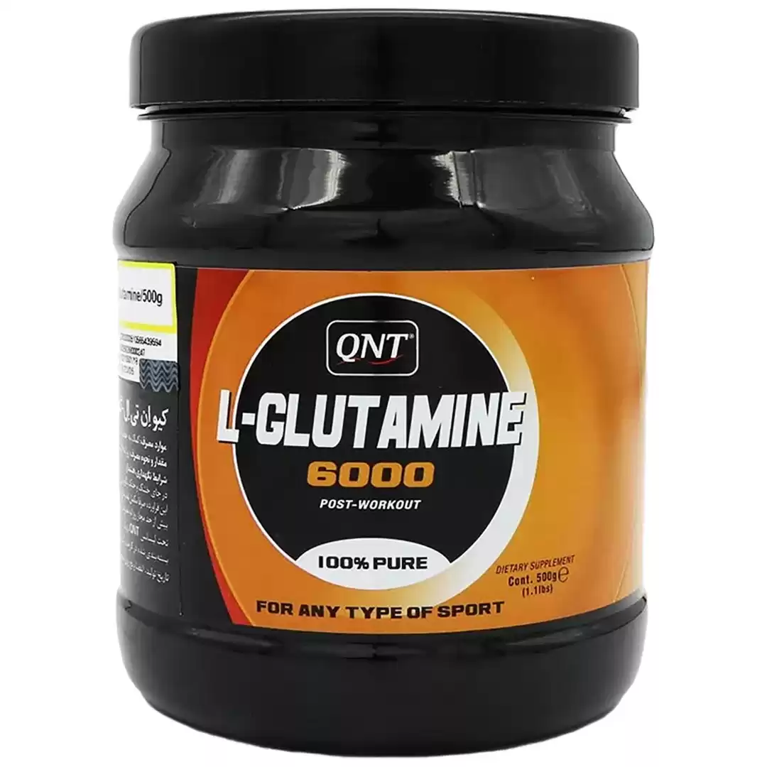گلوتامین 500 گرم کیو ان تی | QNT L-GLUTAMINE 6000